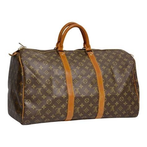 vintage louis vuitton monogram 50 keepall travel bag